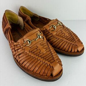 Chamula Bocado Bit Huarache Leather Sandals
